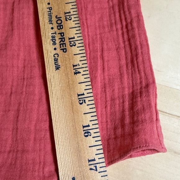 Stark X Women's Luxury Gauze / Muslin Pink 3/4 sleeve top {XS} - Picture 6 of 7